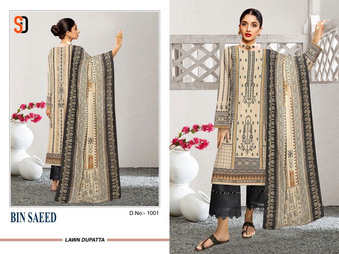 Bin Saeed By Shraddha 1001-1003 Pakistani Suits Catalog